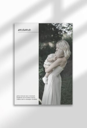 poster personalizat „mama” neînrămat