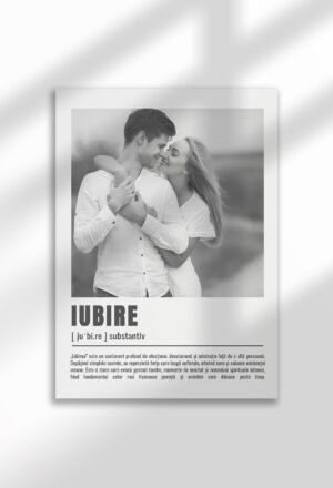 poster personalizabil "definiția iubirii"