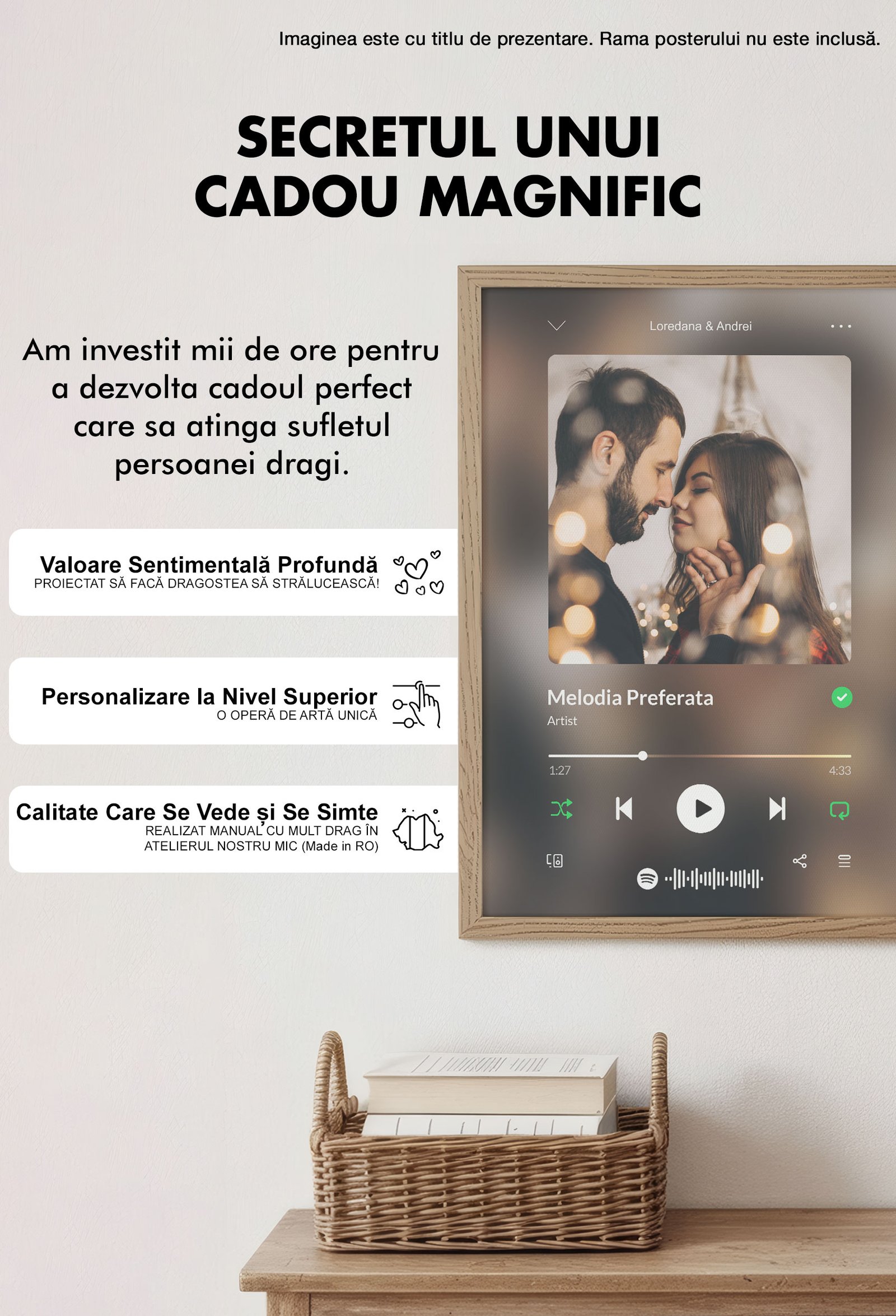 poster personalizat spotify tablou canvas cadou romantic | cuplu 02 poster personalizat spotify tablou canvas cadou romantic | cuplu 02