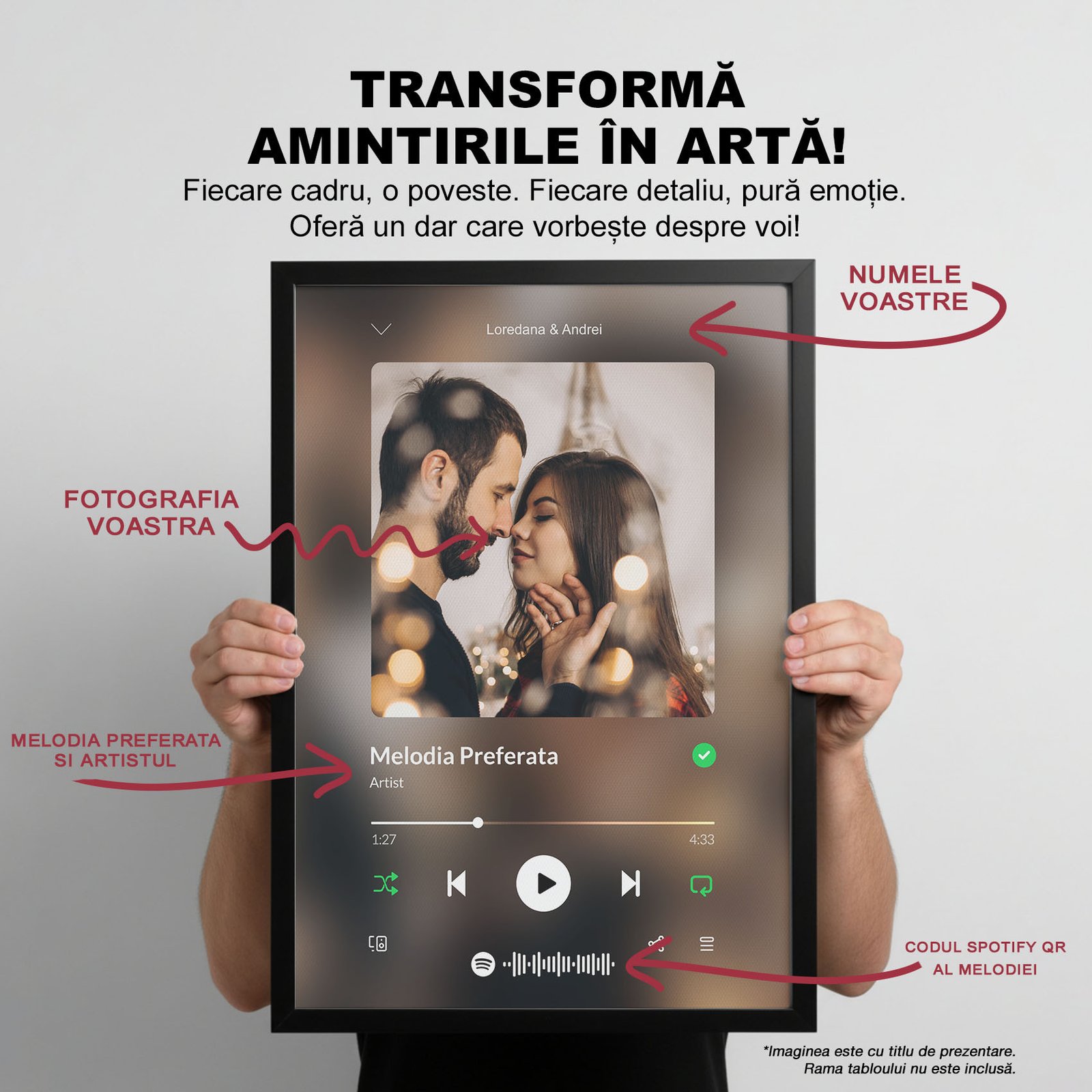 poster personalizat spotify tablou canvas cadou romantic | cuplu 02 poster personalizat spotify tablou canvas cadou romantic | cuplu 02